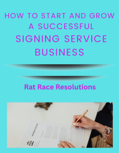 how to start and grow a successful signing service buusiness