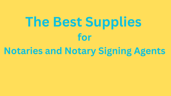 best notary supplies